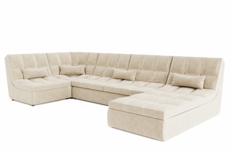 Диван Угловой Коста-Рика ППУ (Ш-3300 х Г-1800 х В-1020 мм)/Разные Цвета