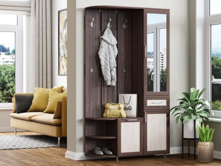 Прихожая Надин МДФ/Разные Цвета (1,1х2,0х0,35)