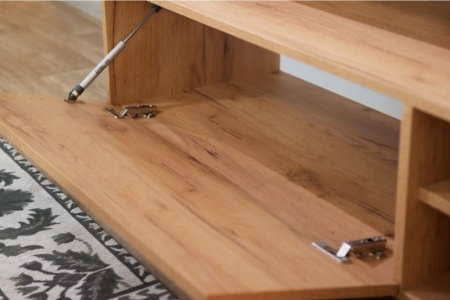 Стенка Нева-2 Дуб Крафт Золотой/Белый