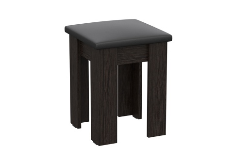 Табурет квадратный №1 дуб венге